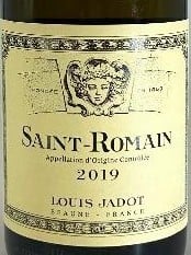 Louis Jadot  Saint Romain Blanc 2019 750ml