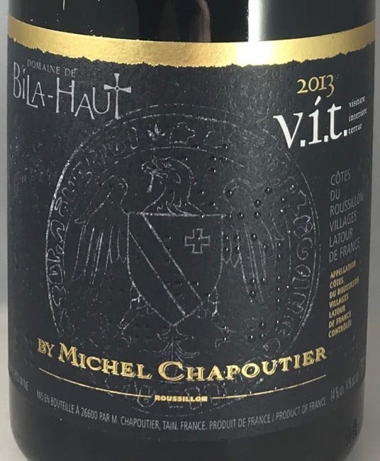 M. Chapoutier  Domaine de Bila-Haut Cotes du Roussillon Villages V.I.T 2013 750ml