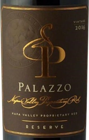 Palazzo Proprietary Red Reserve 2016 750ml