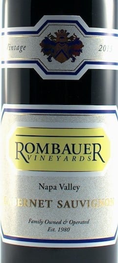Rombauer Vineyards Napa Valley Cabernet Sauvignon 2019 750ml