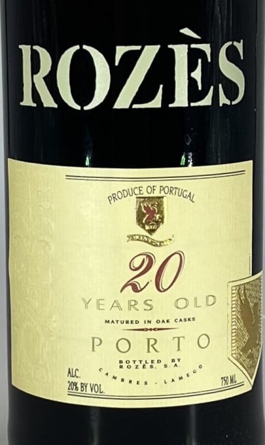 Rozes 20 Years Old Tawny Port  750ml