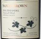 Saxon Brown Stonewall Block Sonoma Valley Zinfandel 2014 750ml