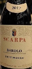 Scarpa  Tettimora Barolo 2017 750ml
