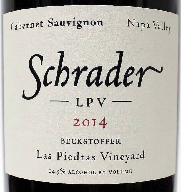 Schrader Cellars Beckstoffer Las Piedras LPV 2015 750ml