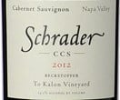 Schrader Cellars Beckstoffer To Kalon Vineyard CCS 2012 750ml