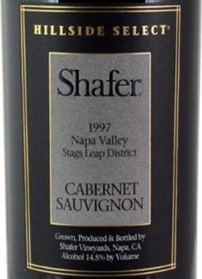 Shafer Vineyards Hillside Select 1997 750ml