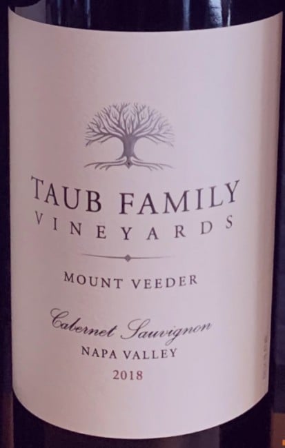 Taub Family Vineyards Mount Veeder Cabernet Sauvignon 2018 750ml