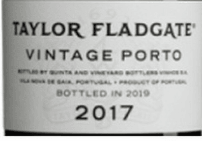 Taylor Fladgate Vintage Porto 2017 750ml