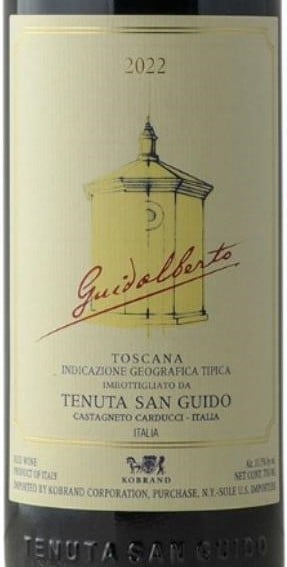 Tenuta San Guido Guidalberto Toscana 2022 750ml