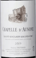 La Chapelle d'Ausone St. Emilion 2003 750ml