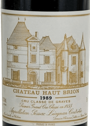Chateau Haut Brion Pessac Leognan 1989 750ml