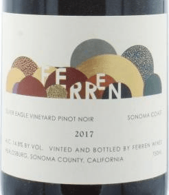 Ferren Sonoma Silver Eagle Vineyard Coast Pinot Noir 2017 750ml
