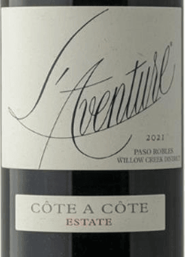 L'Aventure Cote a Cote Red Paso Robles 2021 750ml
