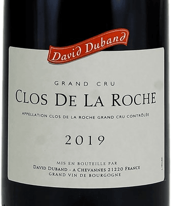 Domaine David Duband Clos de la Roche Grand Cru 2019 750ml