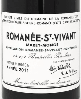 Domaine de la Romanee-Conti Romanee-Saint-Vivant Grand Cru 2011 750ml