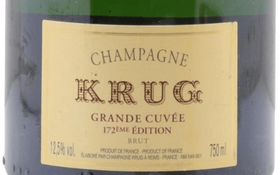 Krug Grande Cuvee 172eme Edition Brut Champagne 750ml