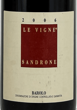 Luciano Sandrone Le Vigne Barolo 2006 750ml