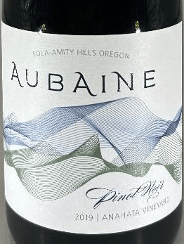 Aubaine Anahata Vineyard Eola-Amity Hills Pinot Noir 2019 750ml