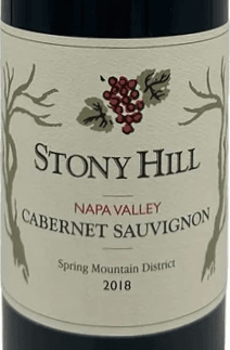 Stony Hill Vineyard Spring Mountain Cabernet Sauvignon 2018 750ml