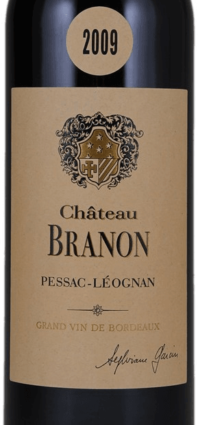 Chateau Branon Pessac-Leognan 2009 750ml