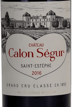 Chateau Calon Segur St. Estephe 2016 750ml