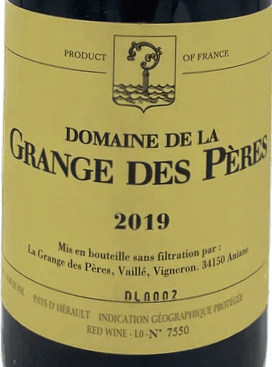 Domaine de la Grange des Peres Pays d'Herault 2019 750ml