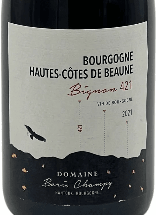 Domaine Boris Champy Bourgogne Hautes Cotes de Beaune 'Bignon 421' 2021 750ml