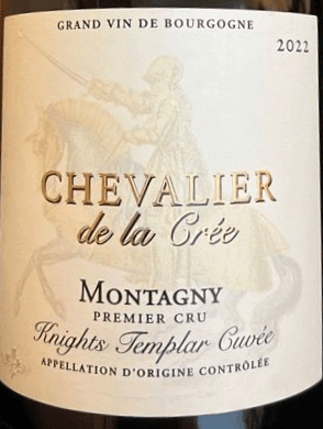 Chevalier de la Cree 'Knights Templar Cuvee' Blanc 2022 750ml