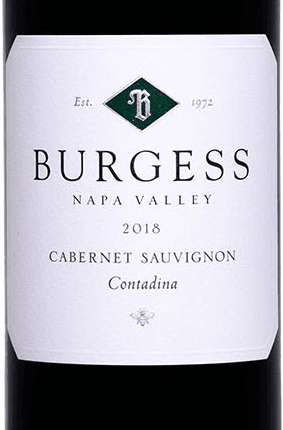 Burgess 'Contadina' Cabernet Sauvignon 2018 750ml
