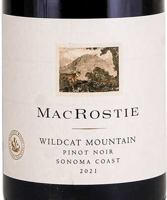 MacRostie Wildcat Mountain Vineyard Pinot Noir 2021 750ml