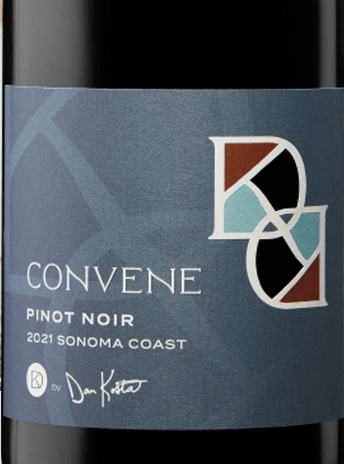 Convene By Dan Kosta Sonoma Coast Pinot Noir 2021 750ml