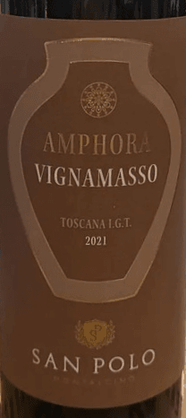 Poggio San Polo Amphora Vignamasso Toscana 2021 750ml
