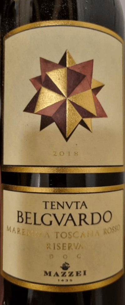 Mazzei Tenuta Belguardo Maremma Riserva Toscana 2018 750ml