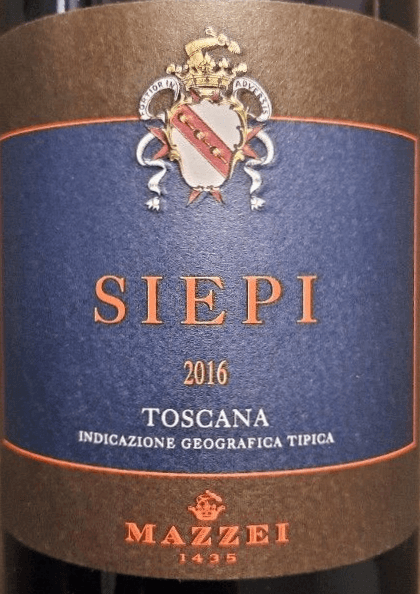 Mazzei Castello di Fonterutoli 'Siepi' Toscana 2016 750ml
