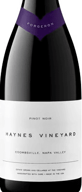 Haynes Vineyard Forgeron Pinot Noir Coombsville 2021 750ml