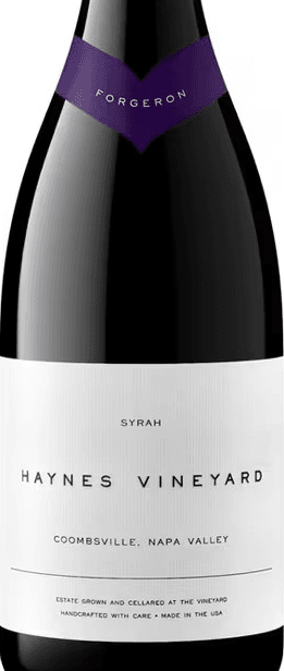 Haynes Vineyard 'Forgeron' Syrah Coombsville 2021 750ml