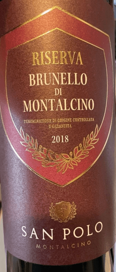 Poggio San Polo Brunello di Montalcino Riserva 2018 750ml
