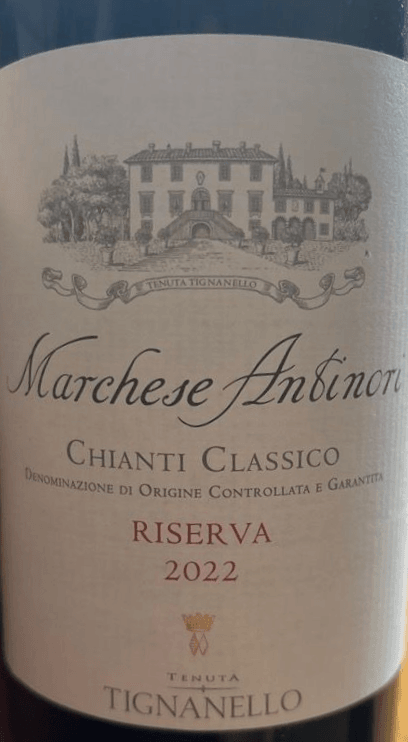 Tenuta Tignanello 'Marchese Antinori' Chianti Classico Riserva 2022 750ml
