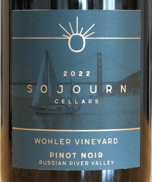 Sojourn Cellars Wohler Vineyard Russian River Valley Pinot Noir 2022 750ml