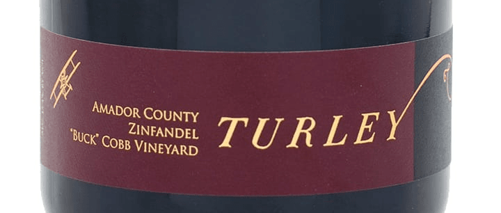 Turley Wine Cellars 'Buck' Cobb Vineyard Zinfandel 2023 750ml