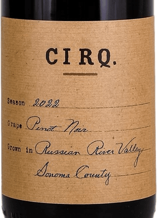 Cirq Pinot Noir Russian River Valley 2022 750ml