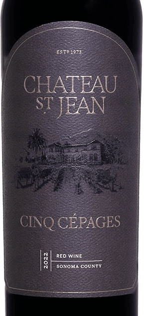 Chateau St Jean 'Cinq Cepages' Cabernet Sauvignon Blend 2022 750ml