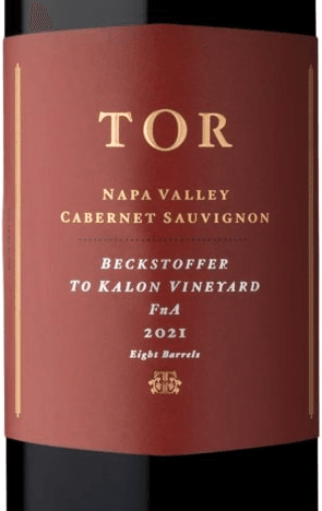 TOR Wines Beckstoffer To Kalon Vineyard FinA Cabernet Sauvignon 2021 750ml