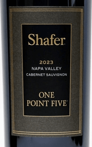 Shafer Vineyards One Point Five Cabernet Sauvignon Stags Leap District 2023 750ml