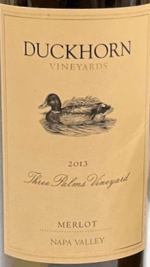 Duckhorn Vineyards Three Palms Vineyard Merlot 2013 750ml