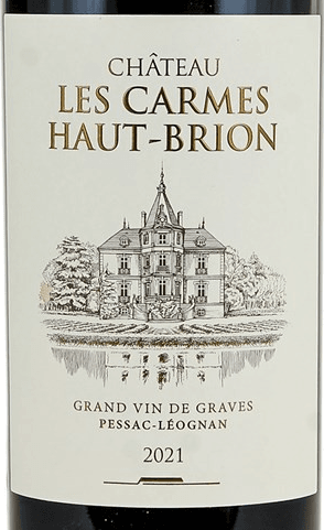 Chateau Les Carmes Haut-Brion Pessac-Leognan 2021 750ml