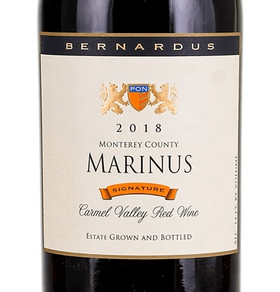 Bernardus Marinus Vineyard Marinus Red 2018 1.5L