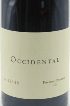 Occidental-Kistler Vineyards 'Freestone-Occidental' Pinot Noir 2021 750ml