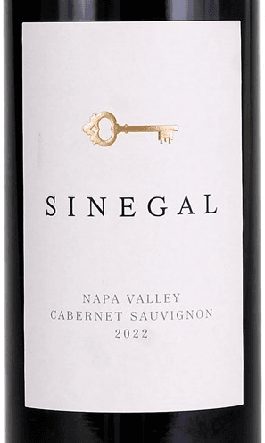 Sinegal Estate Napa Valley Cabernet Sauvignon 2022 750ml