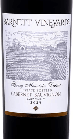 Barnett Vineyards Spring Mountain District Cabernet Sauvignon 2023 750ml